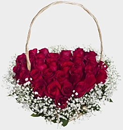 Heart of Roses Basket