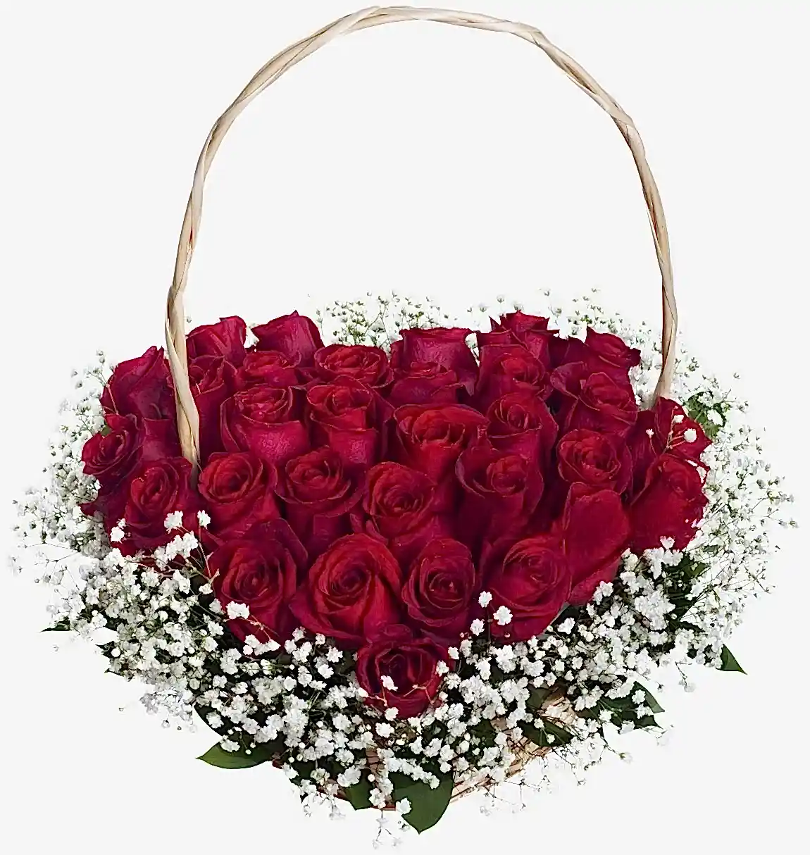 Heart of Roses Basket